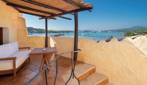 Suite, 1 cama de matrimonio grande, terraza, vistas parciales al mar (Heritage, Original Wing)