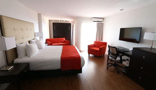 Habitación, 1 cama de matrimonio grande con sofá cama
