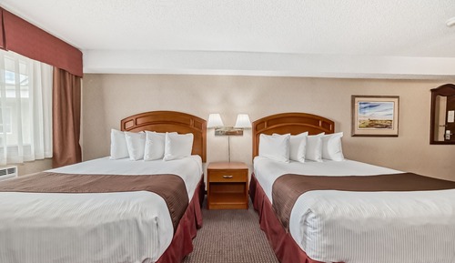 Habitación estándar doble, 2 camas de matrimonio, fumadores