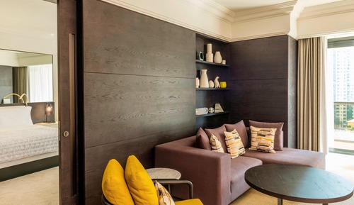 Suite junior, 1 cama de matrimonio grande, fumadores, vistas a la ciudad
