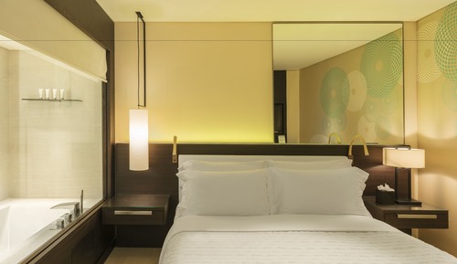 Habitación superior, 1 cama de matrimonio grande, no fumadores, vistas al mar