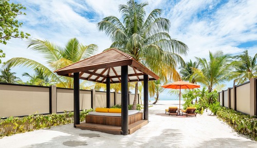 Deluxe Beachfront Pool Villa - One time Sunset Floating Tea for 6-night stays, May 5-Sep 28, 25