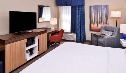 Habitación, 1 cama de matrimonio grande, accesible para personas con discapacidad, bañera