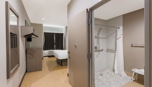 Habitación Deluxe, 1 cama de matrimonio, accesible para personas con discapacidad (Roll-In Shower)