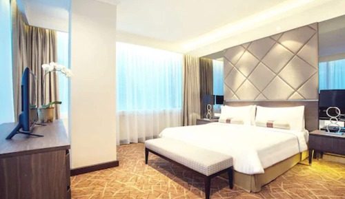 Estudio ejecutivo, 1 cama de matrimonio grande (with Club Benefit)