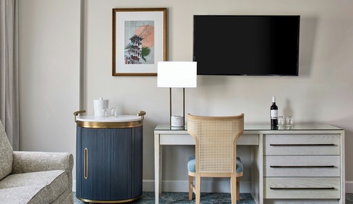 Estudio, 1 cama de matrimonio grande con sofá cama