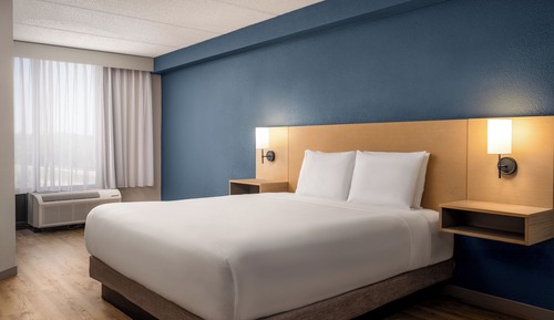Habitación, 1 cama de matrimonio grande, accesible para personas con discapacidad, bañera