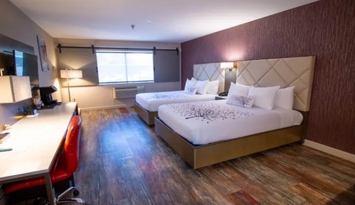 Habitación, 2 camas de matrimonio