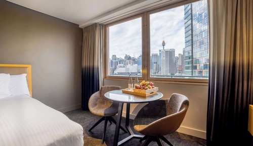 Habitación Deluxe doble, 2 camas dobles (City Skyline)