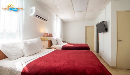 Habitación estándar doble, 2 camas dobles