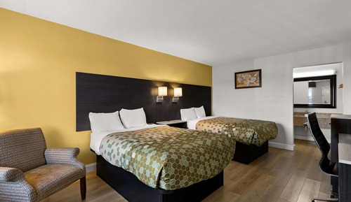 Habitación estándar, 2 camas dobles, fumadores