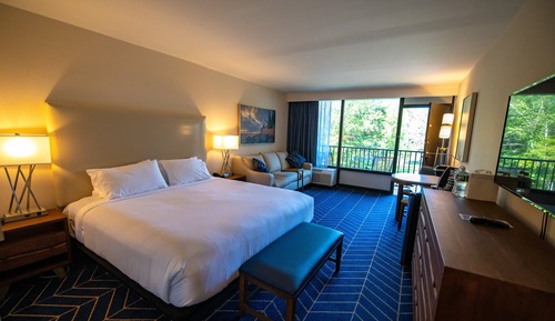 Habitación Premium, 1 cama de matrimonio grande con sofá cama, frente al mar
