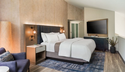 Suite ejecutiva, 1 cama de matrimonio grande, vistas a la bahía