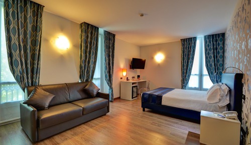Habitación familiar, varias camas
