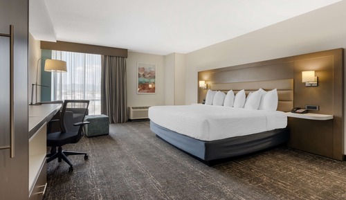 Habitación estándar, 1 cama de matrimonio grande, no fumadores, frigorífico y microondas