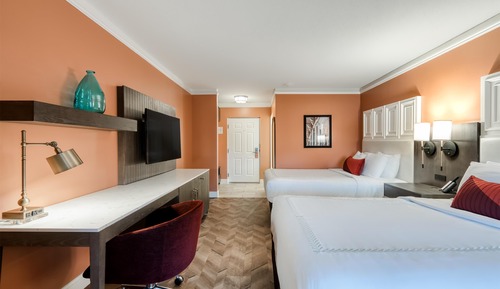 Habitación estándar, 2 camas de matrimonio, no fumadores