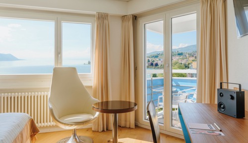 Habitación, balcón, vistas al lago (Cosy Mona)