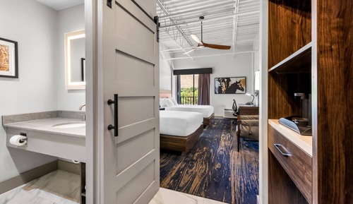 Habitación, 2 camas de matrimonio, no fumadores