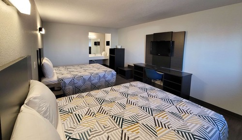 Habitación Deluxe, 2 camas de matrimonio, no fumadores, frigorífico y microondas