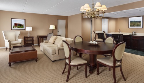 Suite presidencial, 1 cama de matrimonio grande con sofá cama