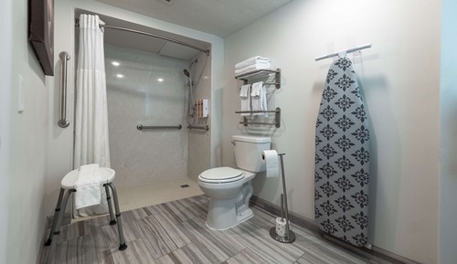 Habitación estándar, 1 cama de matrimonio grande, frigorífico y microondas (Walk-in Shower)