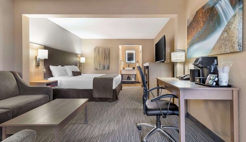 Suite, 1 cama de matrimonio grande, no fumadores (Larger Room;with Sofabed)