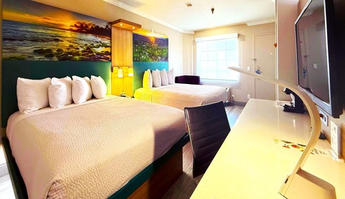 Habitación estándar, 2 camas de matrimonio