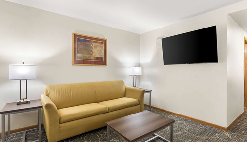 Suite, 1 cama de matrimonio grande, no fumadores, cocina básica (Living Room;with Sofabed)