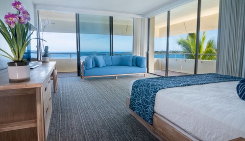 Habitación, 1 cama de matrimonio grande, en esquina (Oceanfront)