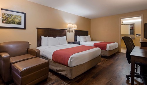 Habitación estándar, 2 camas de matrimonio, accesible para personas con discapacidad, no fumadores