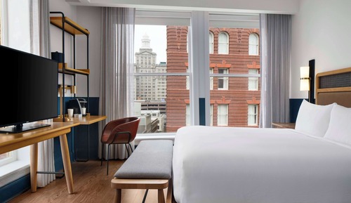 City View Room, 1 King Bed, with Peloton