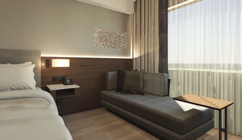 Habitación Premium, 1 cama de matrimonio grande con sofá cama, no fumadores (View)