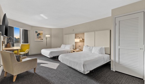 Habitación estándar, 2 camas de matrimonio