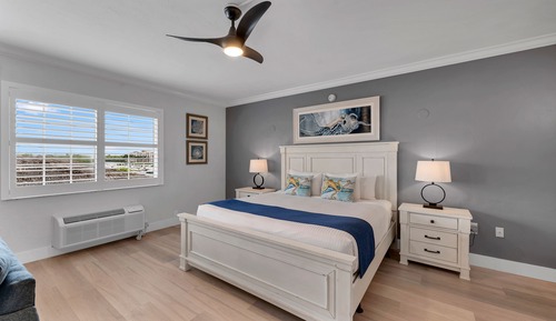 Suite estudio de lujo, 1 cama de matrimonio grande con sofá cama, vistas a la bahía