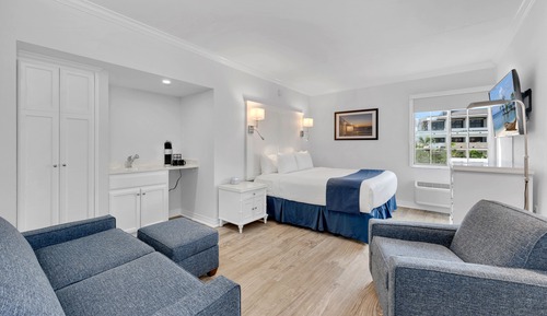 Suite junior, 1 cama de matrimonio grande con sofá cama, frigorífico