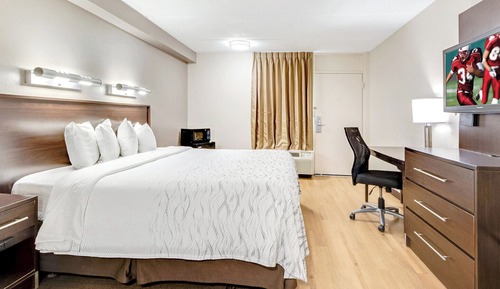 Habitación Deluxe, 1 cama de matrimonio grande (Roll-In Shower, Smoke Free)