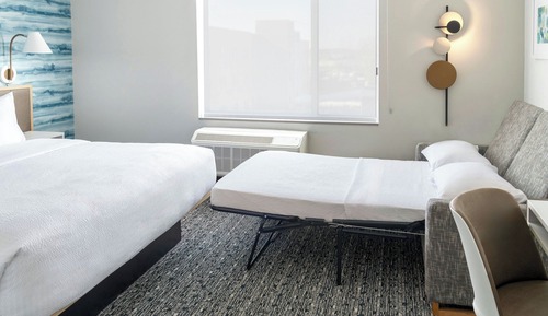 Habitación, 1 cama de matrimonio grande con sofá cama