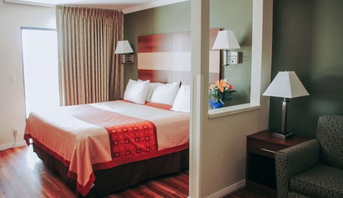 Suite, 1 cama de matrimonio grande, no fumadores, vistas a la ciudad (No Pets)