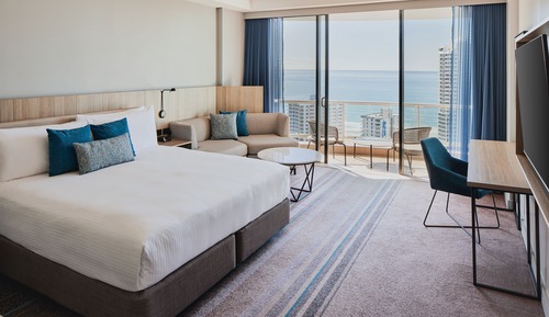 Habitación Premium, 1 cama de matrimonio grande, vistas al mar