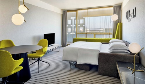 Suite ejecutiva, 1 cama de matrimonio grande con sofá cama, no fumadores