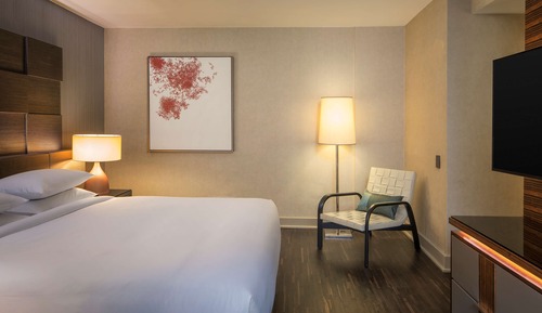 Habitación, 1 cama de matrimonio grande, accesible para personas con discapacidad, bañera