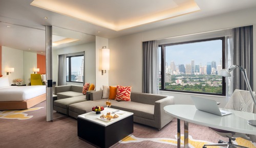Suite junior, 1 cama de matrimonio grande, fumadores (Lumpini View)