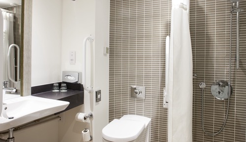 Habitación estándar, 2 camas dobles, accesible para personas con discapacidad