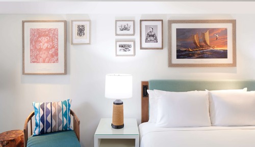 Habitación, 2 camas de matrimonio, vistas al complejo turístico