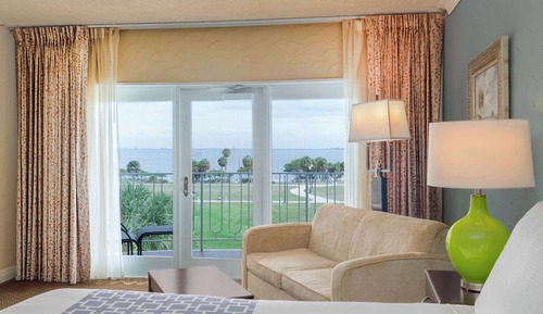 Habitación Deluxe, 1 cama de matrimonio grande, balcón, vistas a la bahía (nonsmoking)