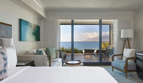 Habitación, 1 cama de matrimonio grande, frente al mar (Sundeck Ground floor)