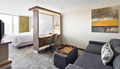 Estudio, 1 cama de matrimonio grande, no fumadores (Mobility/Hearing Accessible, Tub)
