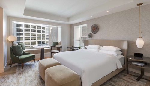 Habitación Deluxe, 1 cama de matrimonio grande, vistas a la ciudad
