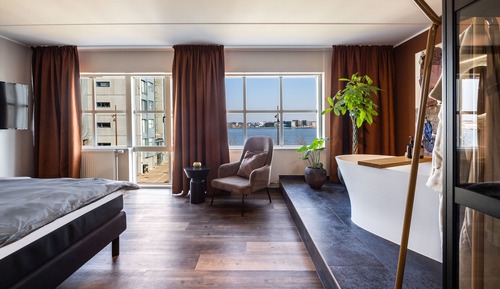 Suite exclusiva, vistas al puerto