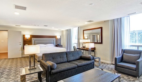 Suite, 1 cama de matrimonio grande con sofá cama, cocina